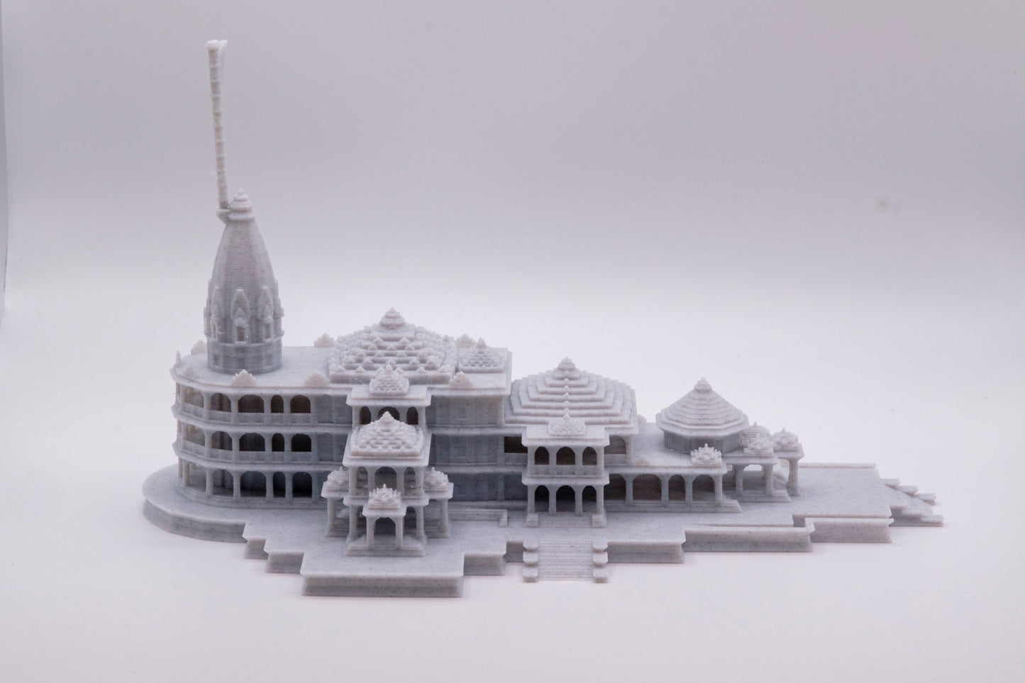Ram Mandir Model - STONE effect