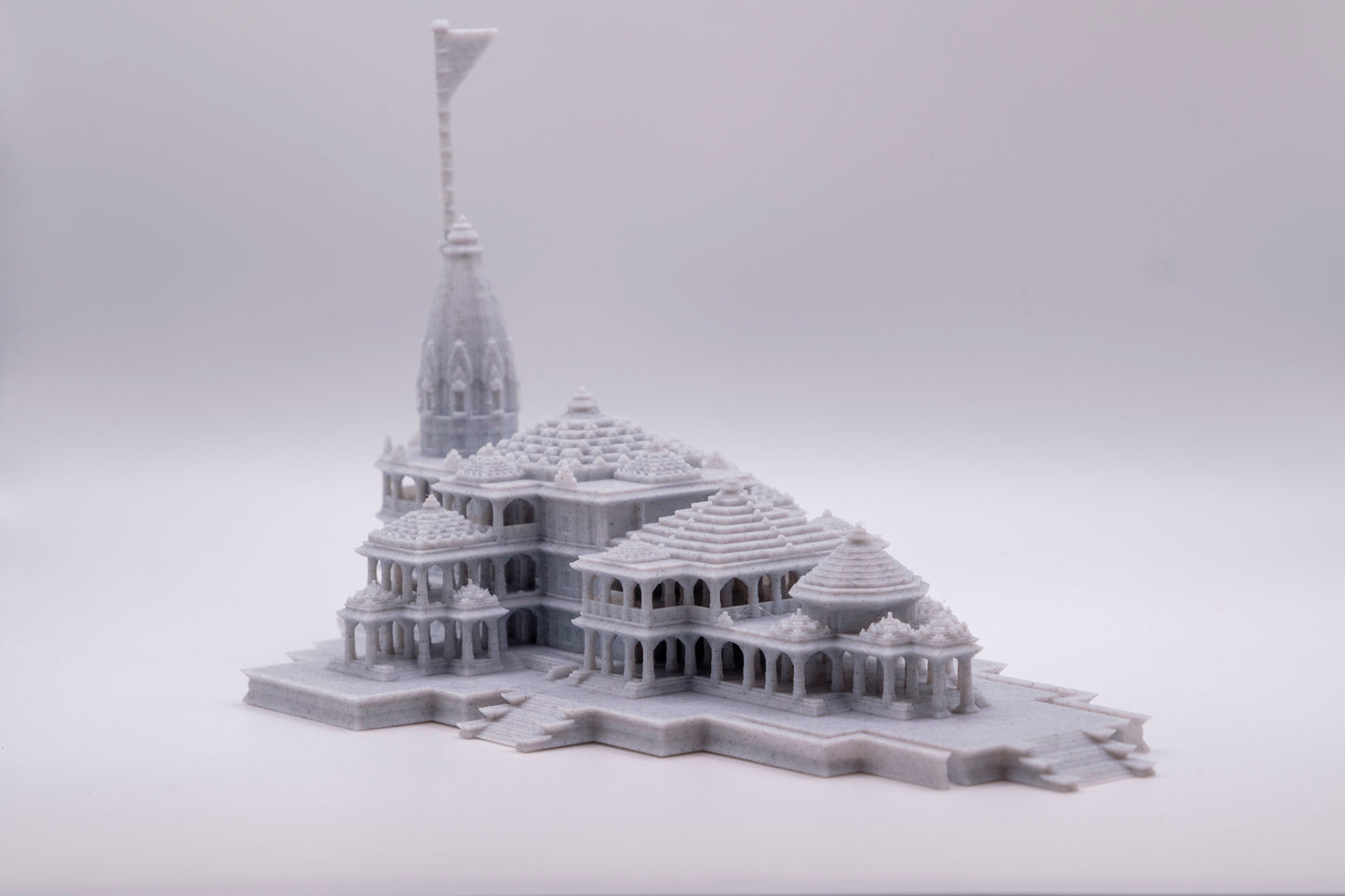 Ram Mandir Model - STONE effect
